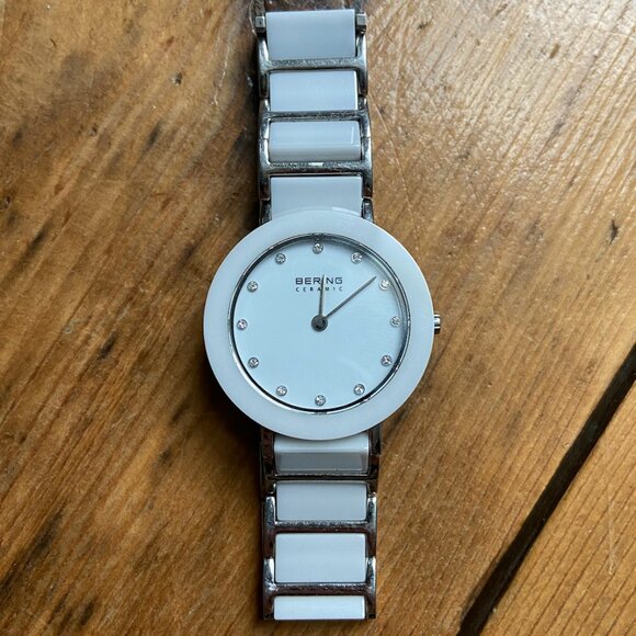 Bering Ceramic Polished Silver Women's Watch (11429-754) - Picture 1 of 3